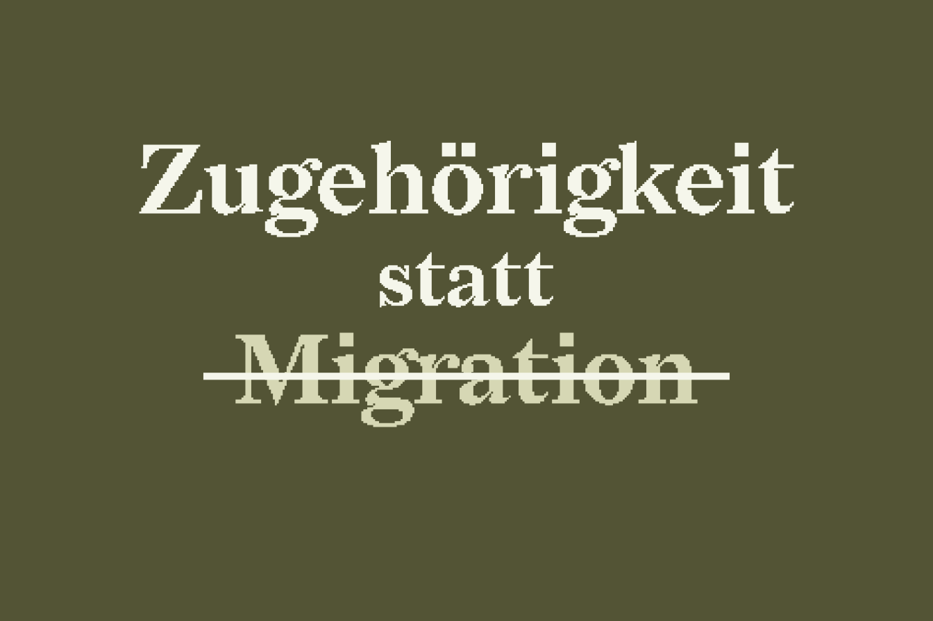 Zugehörigkeit als politisches Prinzip: Ein neues Narrativ für den linken Diskurs über Migration
