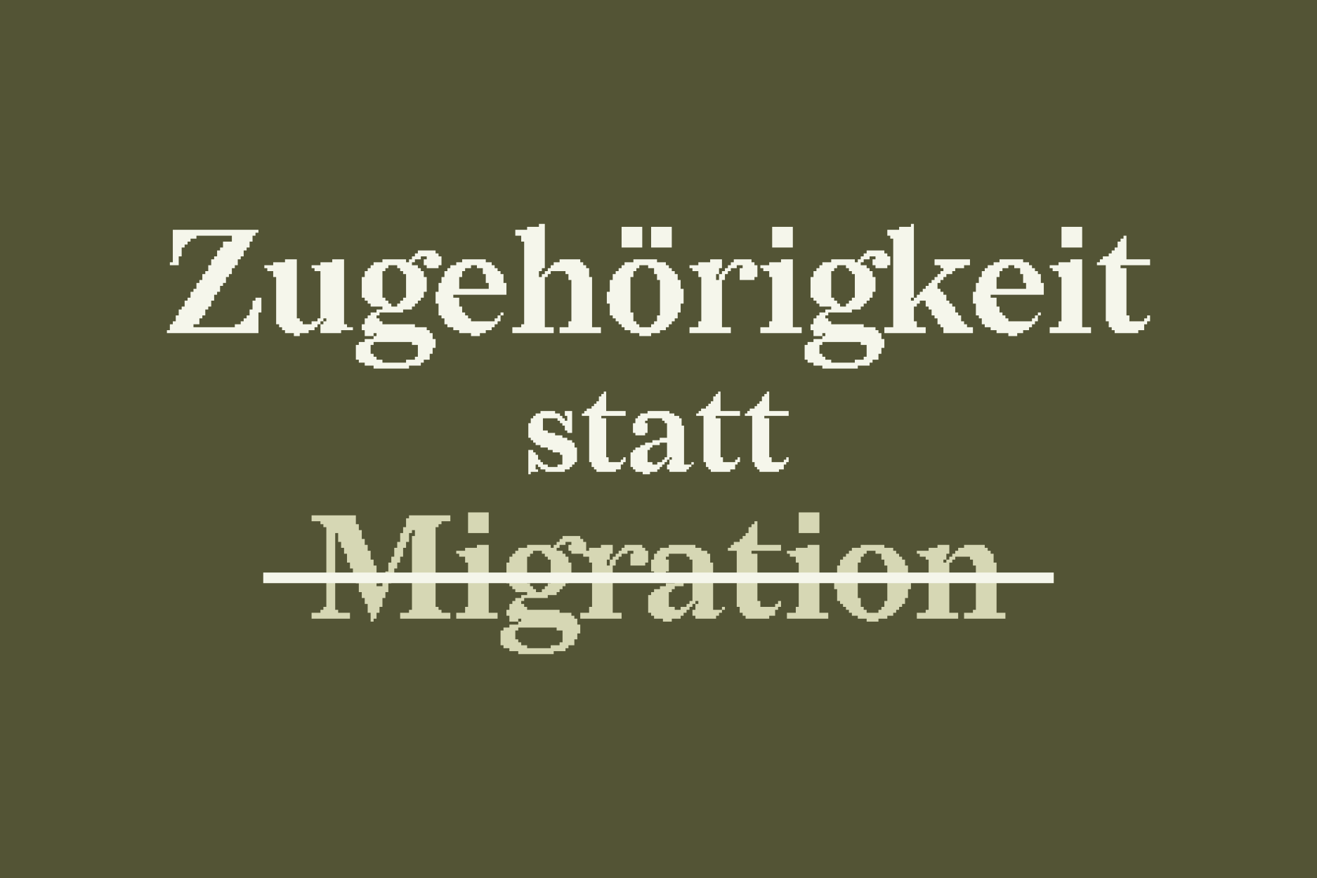 Zugehörigkeit als politisches Prinzip: Ein neues Narrativ für den linken Diskurs über Migration